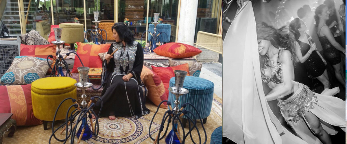 Arabisch aankleding van de hele zaal