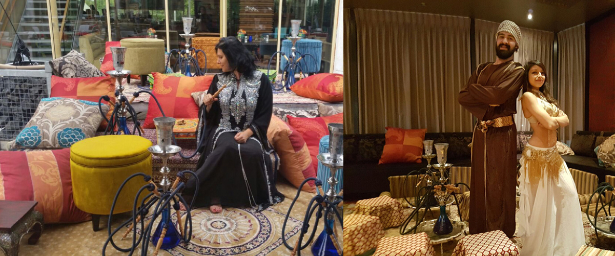 Genoeg waterpipen voor feest