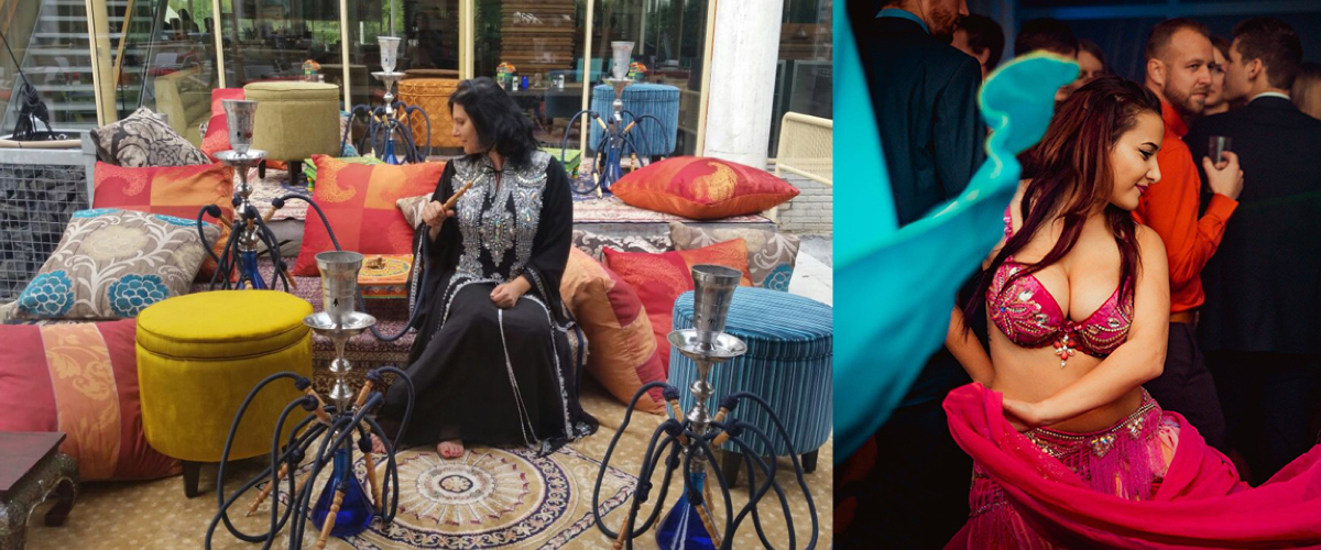 Offerte shisha voor een dorpsfeest